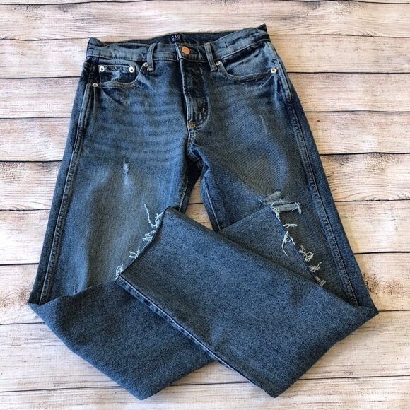 GAP Denim - Gap Slim Straight Distressed Jeans Size 2/26R
